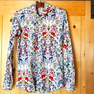 Kurt River Lenox Spread Slim 100% Cotton Fit Floral Button Down Shirt